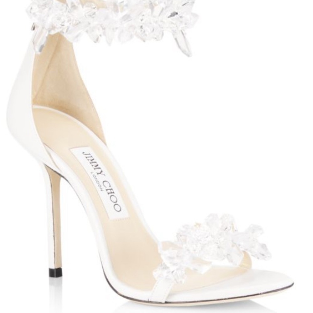 Jimmy Choo Maisel Crystal Heels